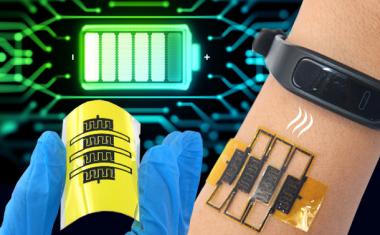Micro-supercapacitors to self-power wearables
