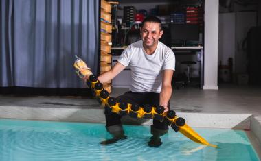 游泳机器人可以洞察脊髓损伤后的运动
