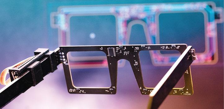 结合智能眼镜、智能设备和磁性……