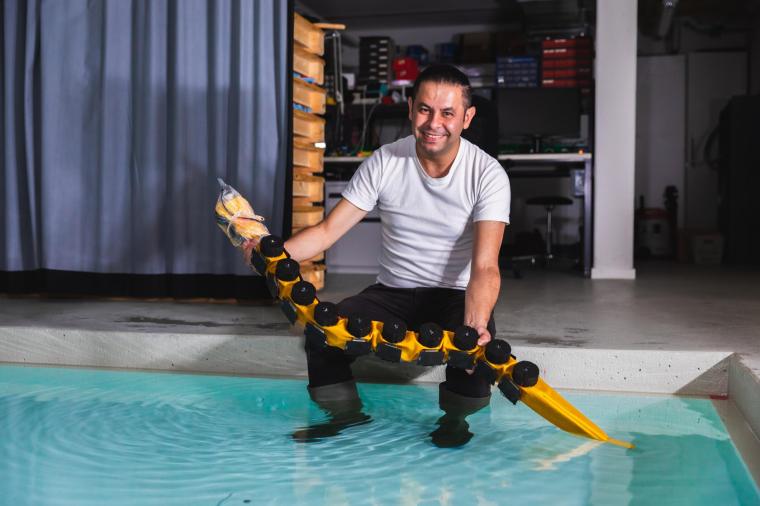 游泳机器人可以帮助我们了解脊髓损伤后的运动情况